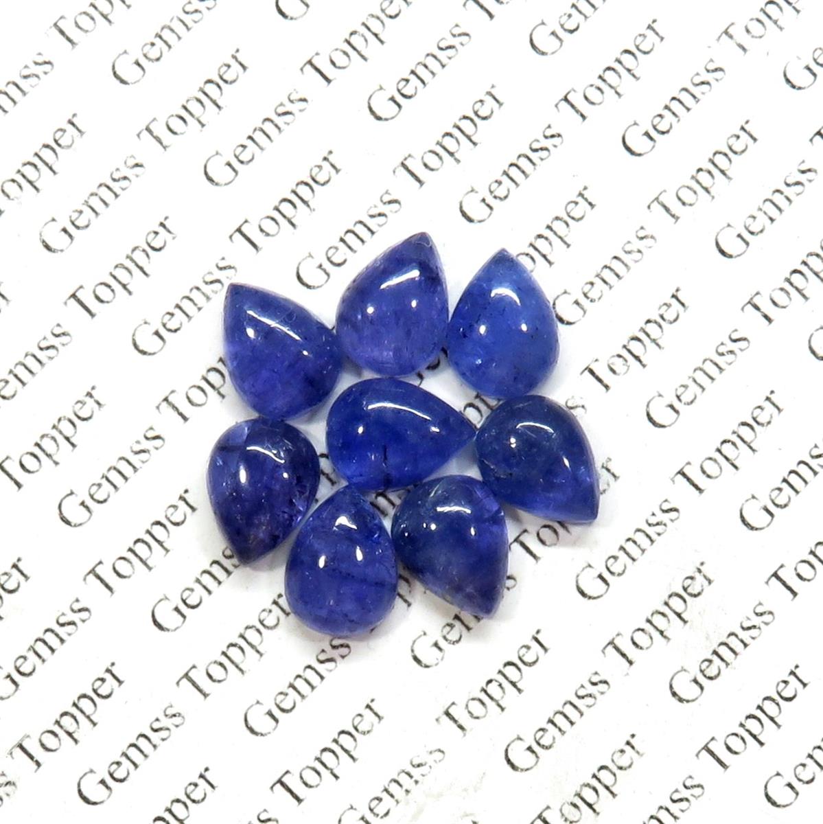 Tanzanite 9x12 mm Pear Cabochon